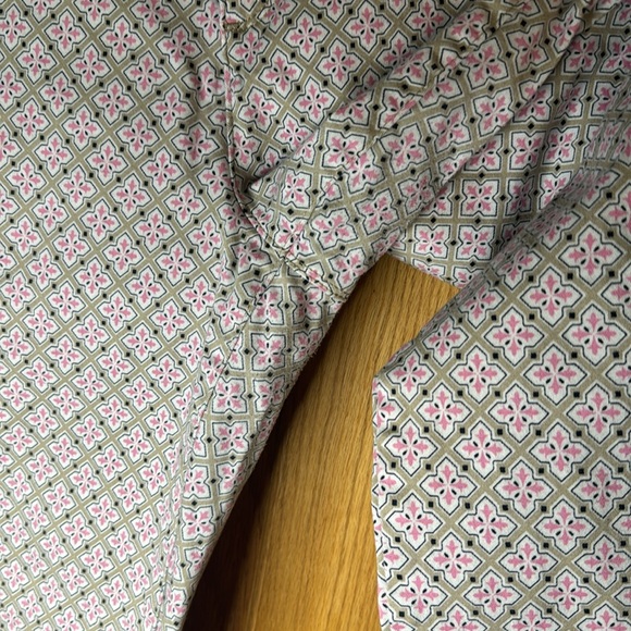 Charter Club Lexington Straight Floral Print Blue Jean Cut Pants, Size 16 - Picture 4 of 7